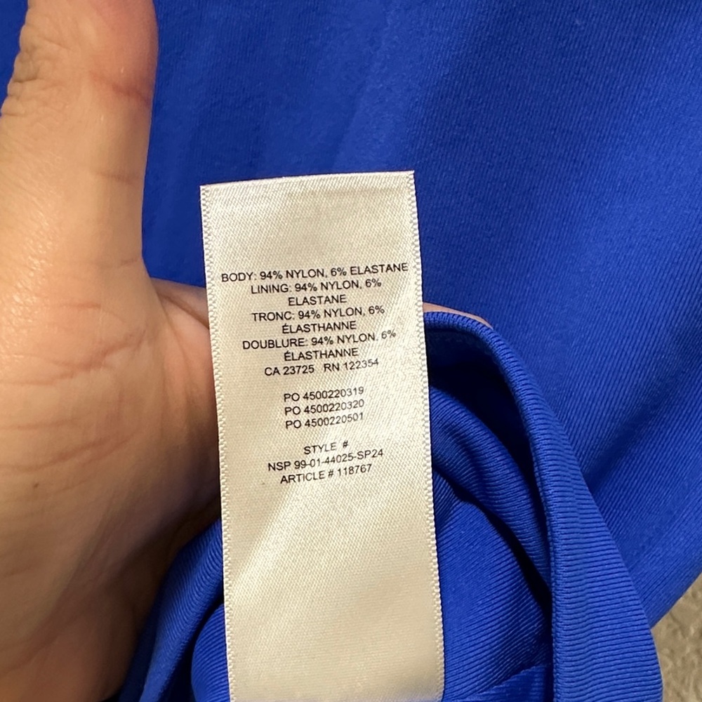 Aritzia Cobalt Blue Short Sleeve Tee - Picture 6 of 6